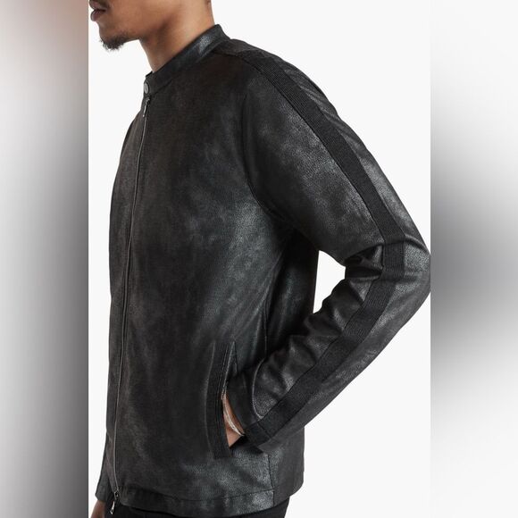 John Varvatos Racer Jacket, New with tags. Size Large - Picture 2 of 9